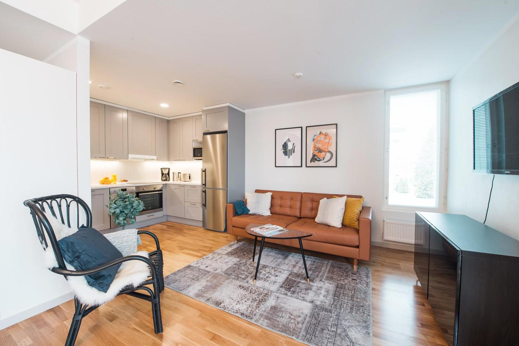 Forenom Serviced Apartments Helsinki Toeoeloe المظهر الخارجي الصورة